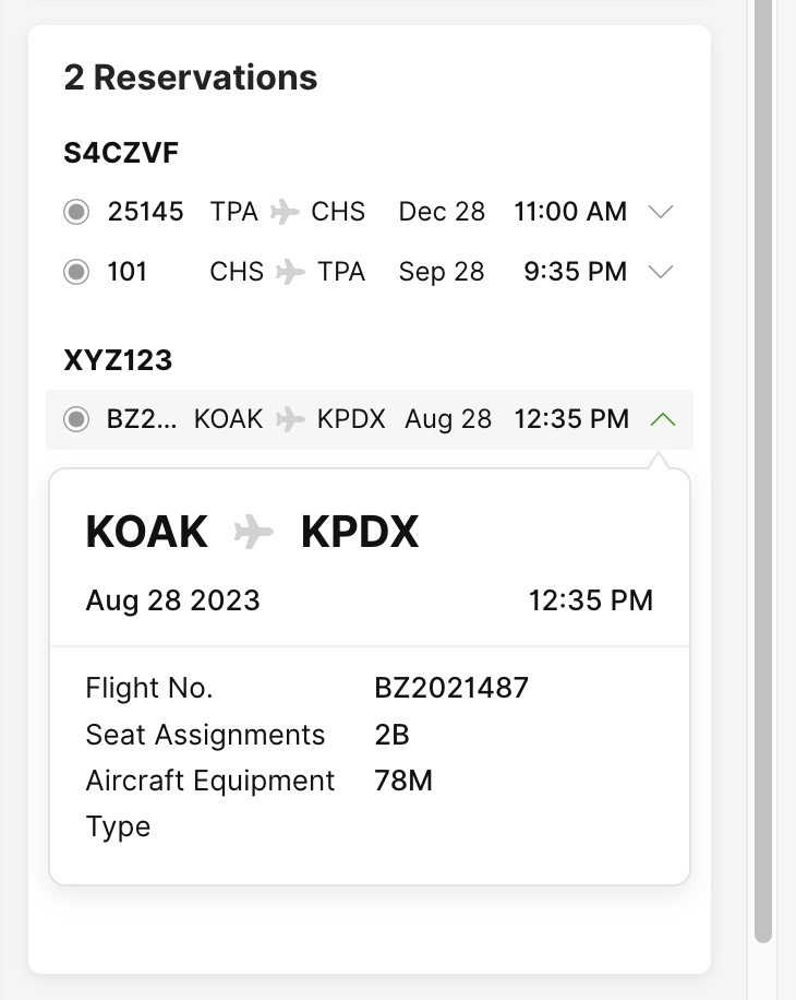 FLIGHT Transactions