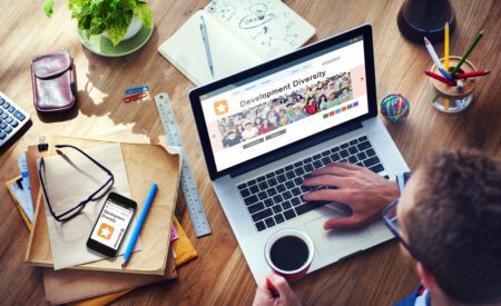 A manager reviews an article on developing diversity.
