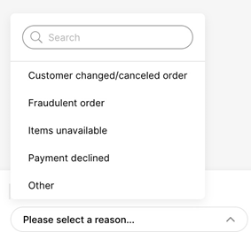 Select option fields