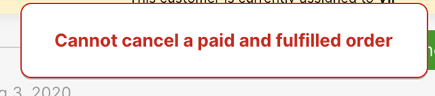 Permanent error