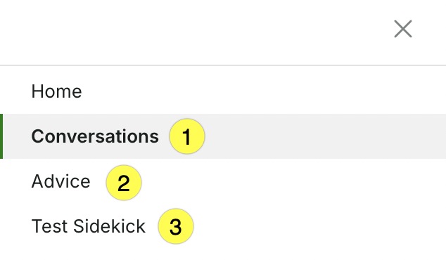 Sidekick beta options